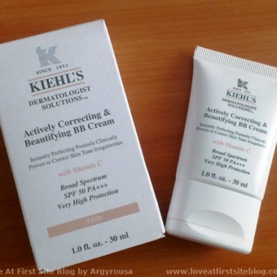 Kiehl’s BB Cream Actively Correcting and Beautifying. A Review.
