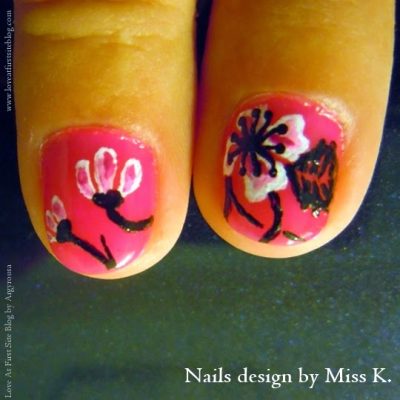 Love At First Site inspired nail design by Miss K.!