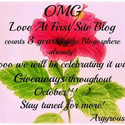 CND Vinylux Giveaway. 3 Years Love At First Site Blog!